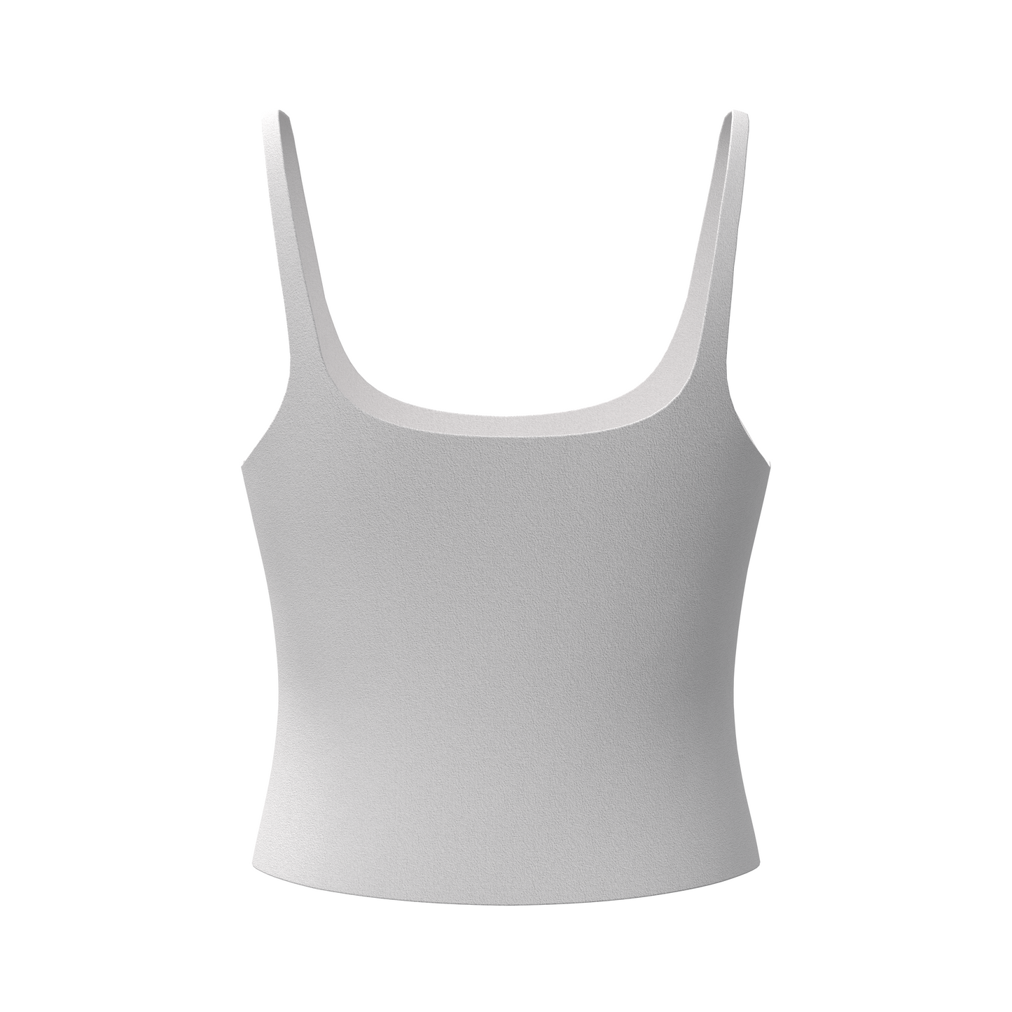 Alevy Studios white top with raw edge seams back view